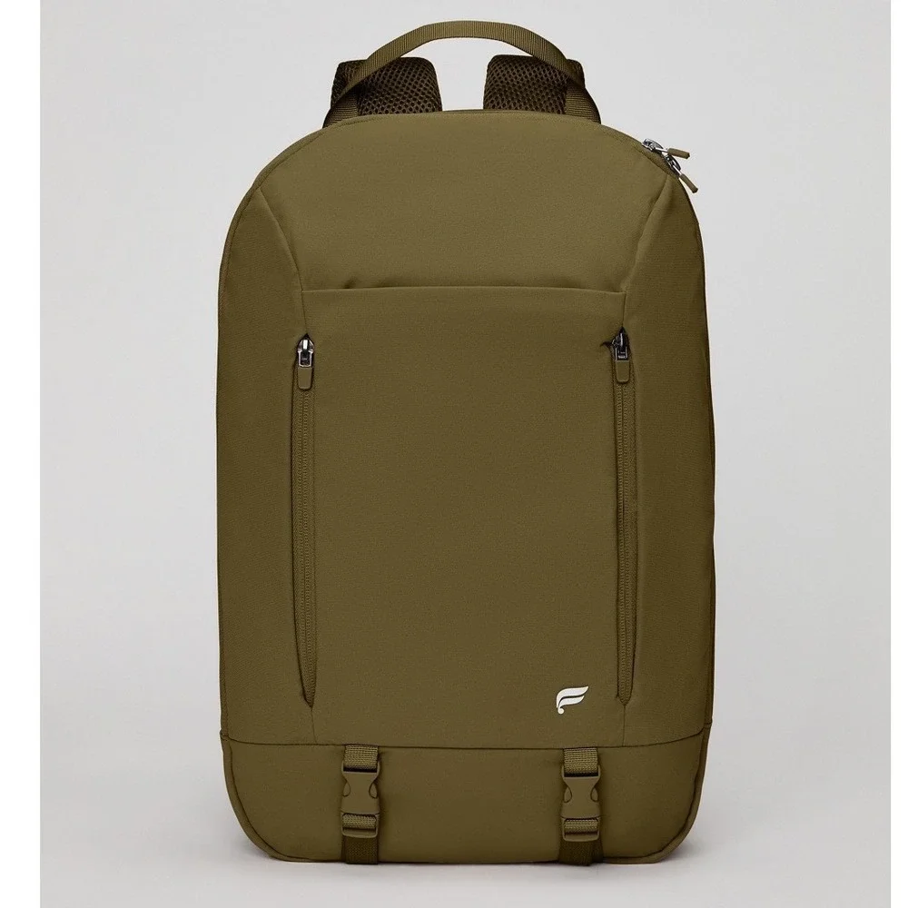 Fabletics The Sleek Backpack Moss Green Laptop Sleeve